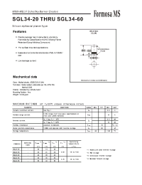 Datasheet SGL34-60 manufacturer Formosa