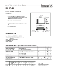 Datasheet SL13-M manufacturer Formosa