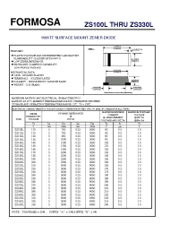 Datasheet ZS100L manufacturer Formosa