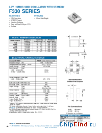 Datasheet F335R manufacturer Fox Electronics