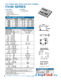 Datasheet F4105 manufacturer Fox Electronics