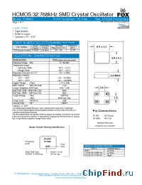 Datasheet FOX465 manufacturer Fox Electronics