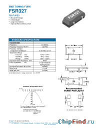 Datasheet FSR327 manufacturer Fox Electronics