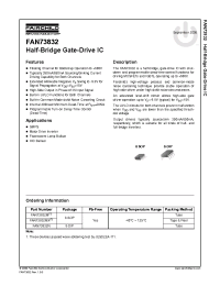 Datasheet FAN73832M manufacturer Freescale