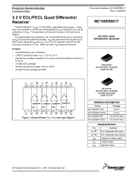 Datasheet MC100ES6017DWR2 manufacturer Freescale