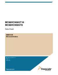 Datasheet MC68HC908GT8CB manufacturer Freescale
