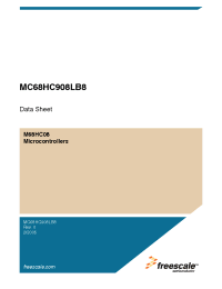 Datasheet MC68HC908LB8CPE manufacturer Freescale