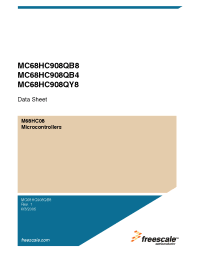 Datasheet MC68HC908QB4 manufacturer Freescale