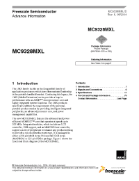 Datasheet MC9328MXLCVF15 manufacturer Freescale
