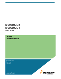 Datasheet MC9S08QG4 manufacturer Freescale