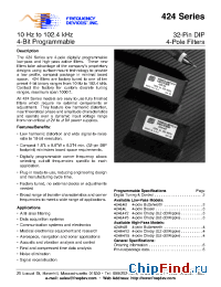 Datasheet 424 manufacturer Frequency Devices