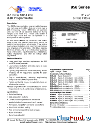 Datasheet 858H8B manufacturer Frequency Devices