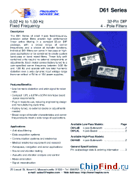 Datasheet D61 manufacturer Frequency Devices