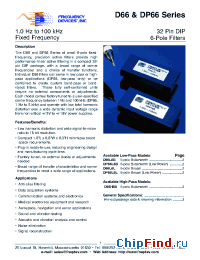 Datasheet D66 manufacturer Frequency Devices