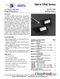 Datasheet D68 manufacturer Frequency Devices