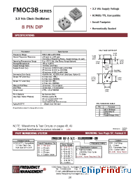 Datasheet FMOC3820A/S manufacturer Frequency Management