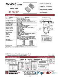 Datasheet FMVC4620BDE manufacturer Frequency Management