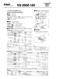 Datasheet 1DI200Z-120 manufacturer Fuji