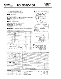 Datasheet 1DI300Z-100 manufacturer Fuji