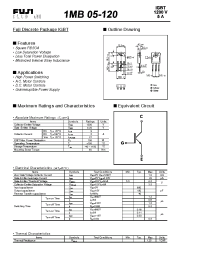 Datasheet 1MB05-120 manufacturer Fuji