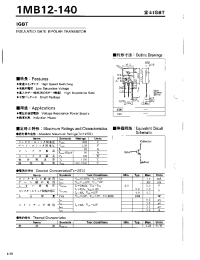 Datasheet 1MB12-140 manufacturer Fuji