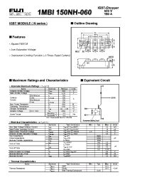Datasheet 1MBI150NH-060 manufacturer Fuji