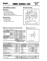 Datasheet 1MBI300NA-120 manufacturer Fuji
