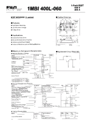Datasheet 1MBI400L-060 manufacturer Fuji