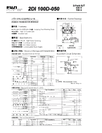 Datasheet 2DI100D-050 manufacturer Fuji