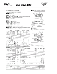 Datasheet 2DI30Z-100 manufacturer Fuji