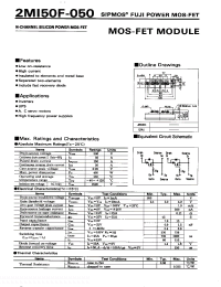 Datasheet 2M150F-050 manufacturer Fuji