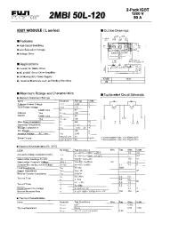 Datasheet 2MBI50L-120 manufacturer Fuji