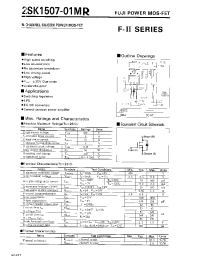 Datasheet 2SK1507 manufacturer Fuji