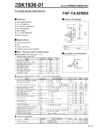 Datasheet 2SK1936-01 manufacturer Fuji