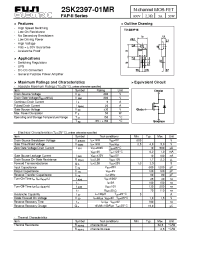 Datasheet 2SK2397-01MR manufacturer Fuji