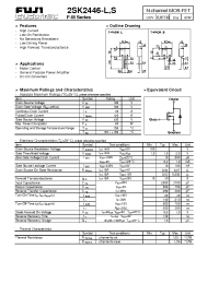 Datasheet 2SK2446-L manufacturer Fuji