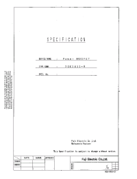 Datasheet 2SK2833 manufacturer Fuji