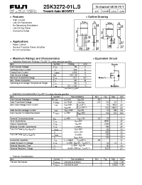 Datasheet 2SK3272-01S manufacturer Fuji