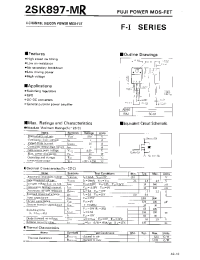 Datasheet 2SK897 manufacturer Fuji