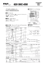 Datasheet 6DI50C-050 manufacturer Fuji