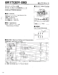 Datasheet 6R1YI30Y-080 manufacturer Fuji