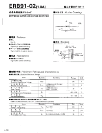 Datasheet ERB91-02 manufacturer Fuji