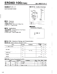 Datasheet ERD60-100 manufacturer Fuji