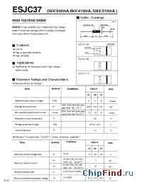Datasheet ESJC37-08 manufacturer Fuji