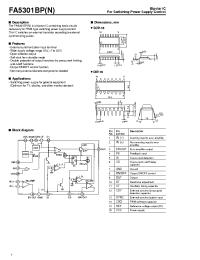 Datasheet FA5301 manufacturer Fuji