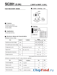 Datasheet SC201-8 manufacturer Fuji