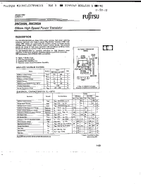 Datasheet 2SC2525 manufacturer Fujitsu