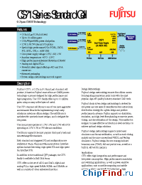Datasheet CS7118 manufacturer Fujitsu