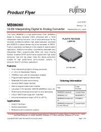 Datasheet DK86060-3 manufacturer Fujitsu