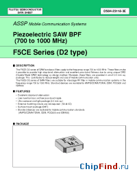 Datasheet F5CE-820M00K204 manufacturer Fujitsu